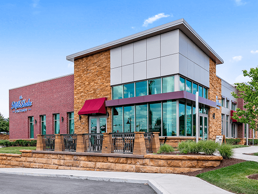 front of milkshake factory cranberry store