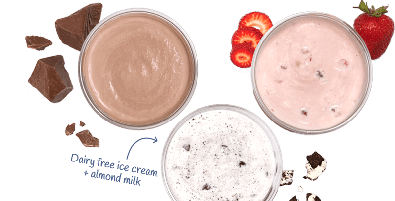 Dairy Free-MilkShakes from MilkShake Factory