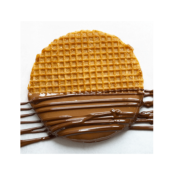 Chocolate Dipped Stroopwafel