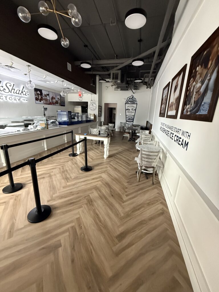 Downtown Orlando MilkShake Factory Interior